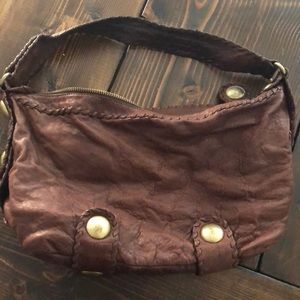 Cynthia Rowley brown leather shoulder bag